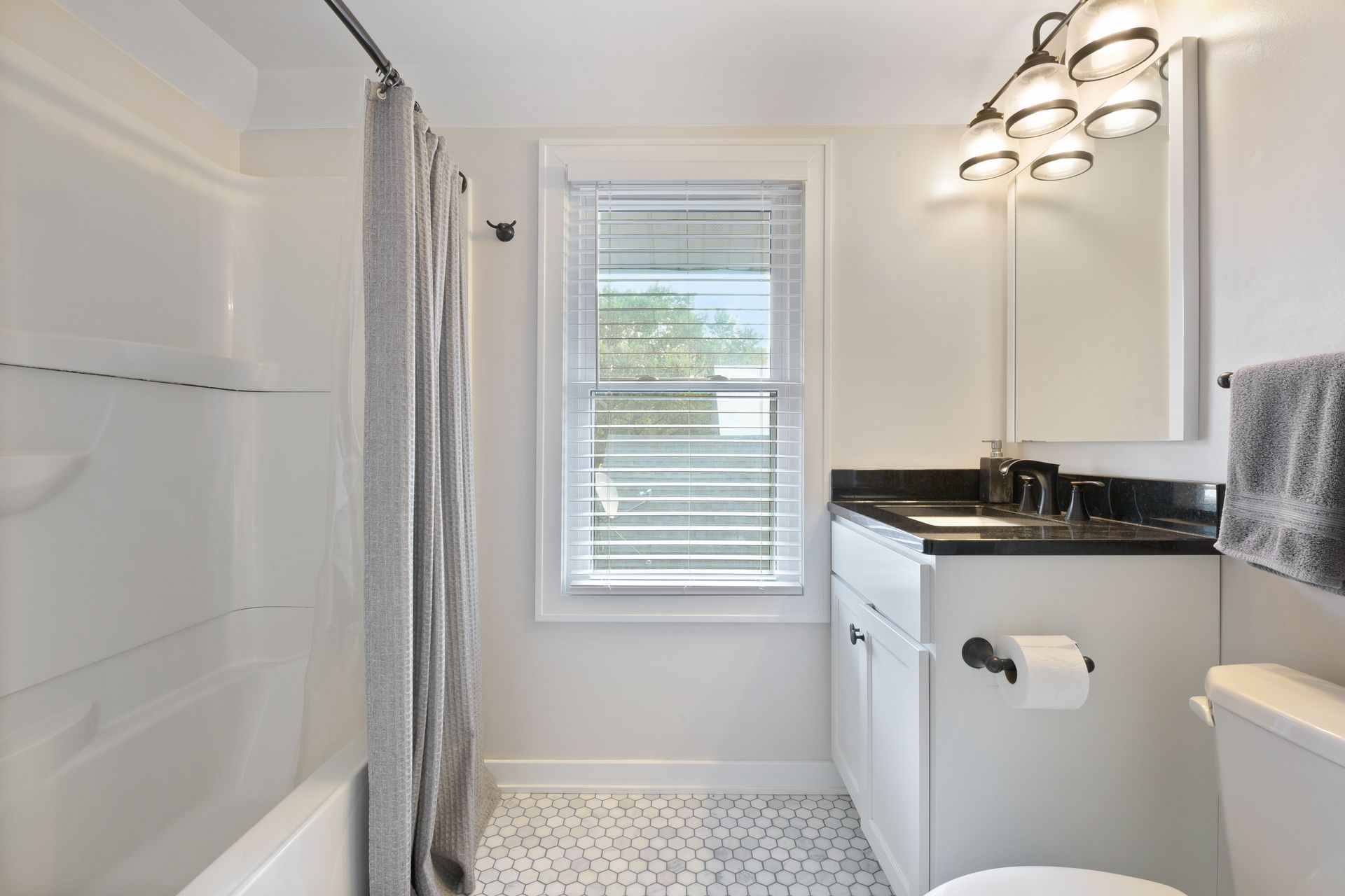 Freshly painted interior room